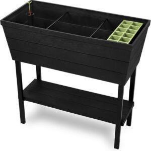 Keter Urban Bloomer 12.7 Gallon Raised Garden Bed and Outdoor Herb Garden