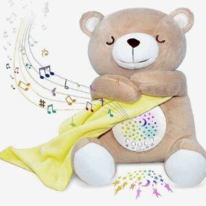 Baby Sleep Soother, Cry Activated Sensor Teddy Bear Lullabies